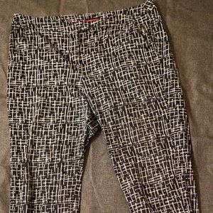 Cropped Stripped Dress Pant